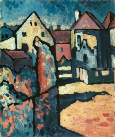 Dorf von Wassily Kandinsky